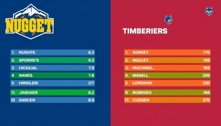 denver nuggets vs timberwolves match player stats