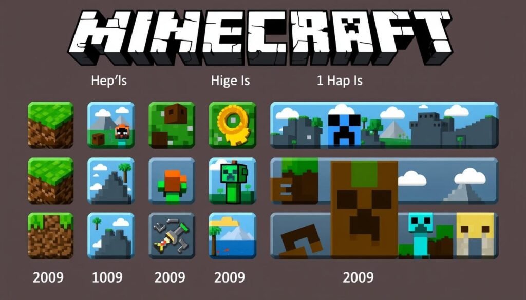 evolution of graphics in Minecraft