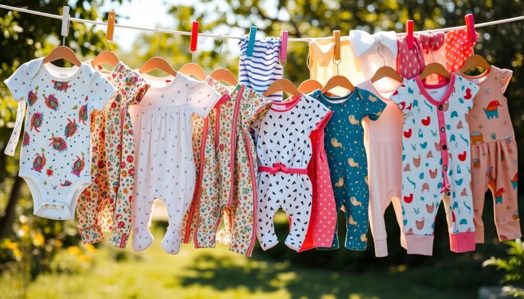 Diversity in baby clothes styles