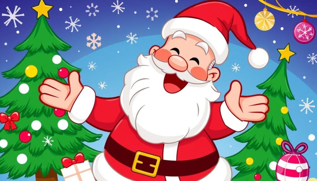 Santa Claus clipart enhancing festive designs