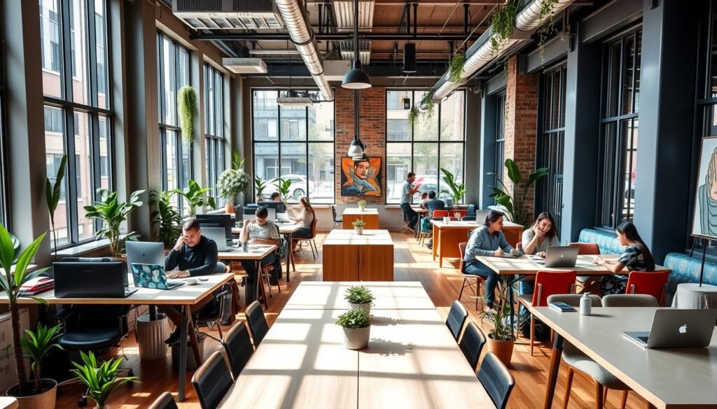 coworking spaces