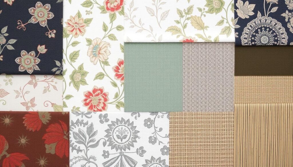 different types of wallpaper materials