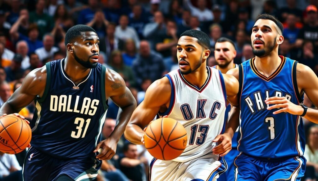 key players in dallas mavericks vs okc thunder match