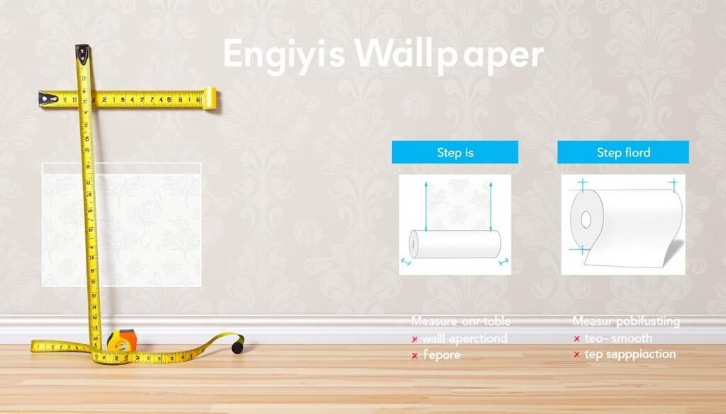 steps to measure wallpaper and installation techniques