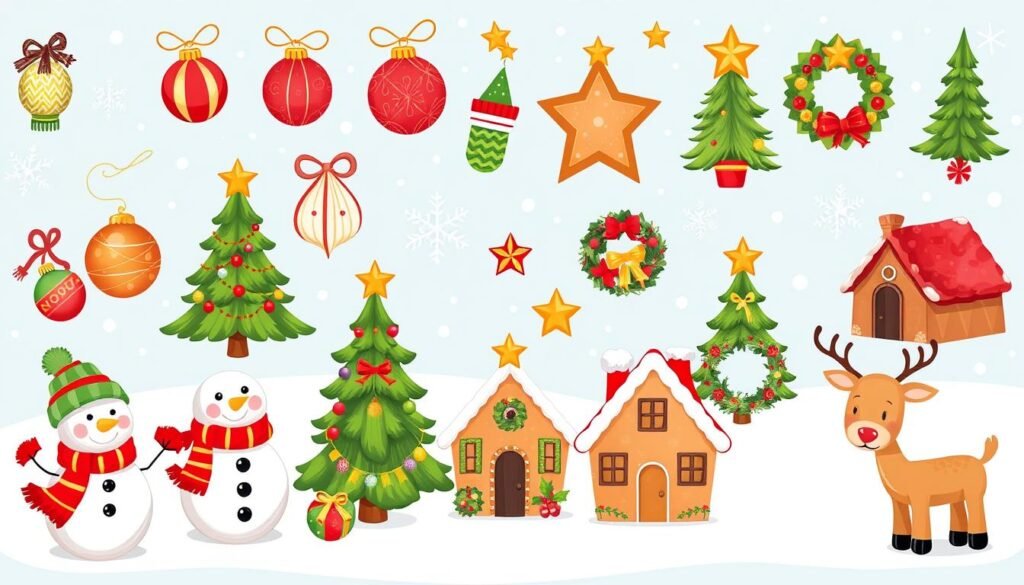 types of Christmas Clipart